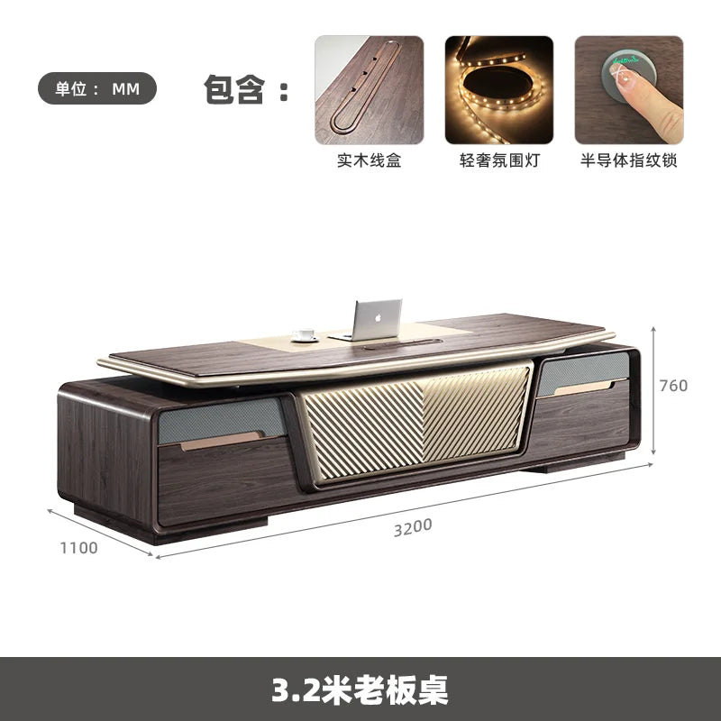 Workstation Room Desks Study Simple Table Executive Desk Multifunctional Corner Office Furniture Stolik Accessories Work